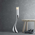 Stainless Steel Cobra Small Floor Candle Holder