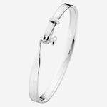 This is the Georg Jensen Sterling Silver & White Diamond Torun Bangle.