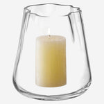 This Lagoon Lantern Vase 18.5 cm by LSA International measures 18.5 cm and looks great as a decorative item.