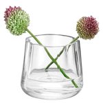 This Lagoon Tealight Holder Vase by LSA International comes with one tealight candle.