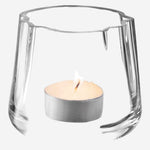 This LSA Lagoon Tealight Holder Vase has been made with mouth-blown glass.