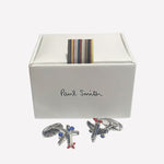 Paul Smith Aeroplane cufflinks come in their own bespoke white gift box.