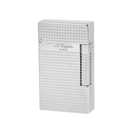 Silver Le Grand Cling Diamond Head Lighter