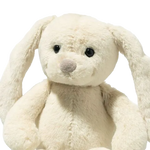 This Steiff Soft Cuddly Friends Yellow Tilda Rabbit has a soft nose and safety eyes, giving her a soft face.