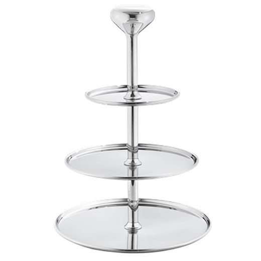 Stainless Steel Étagère Alfredo Cake Stand