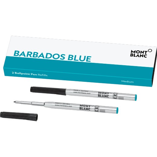 Barbados Blue Ballpoint Refills (M)