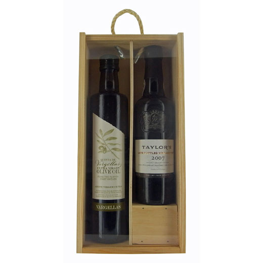 Late Bottled Vintage Half Bottle of Port and Olive Oil Gift Set
