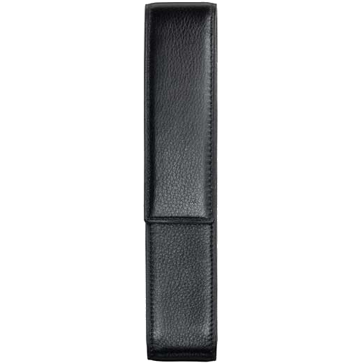 This is the LAMY Grained Leather Black 1 Pen Pouch.