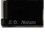 Dupont lighter engraving in Script Rounded Font.