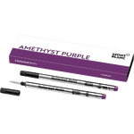montblanc purple medium rollerball pen refills