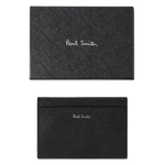 This 'Mini Nottingham' Leather Card Holder 3CC by Paul smith comes in a presentation box.