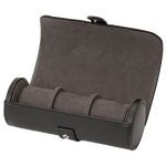 wolf 1834 black grey blake watch roll with capsule inside