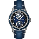 montblanc 1858 geosphere blue watch