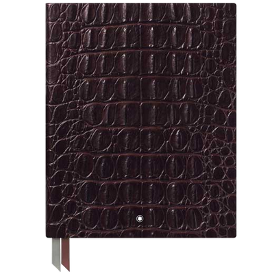 montblanc brown croc print
