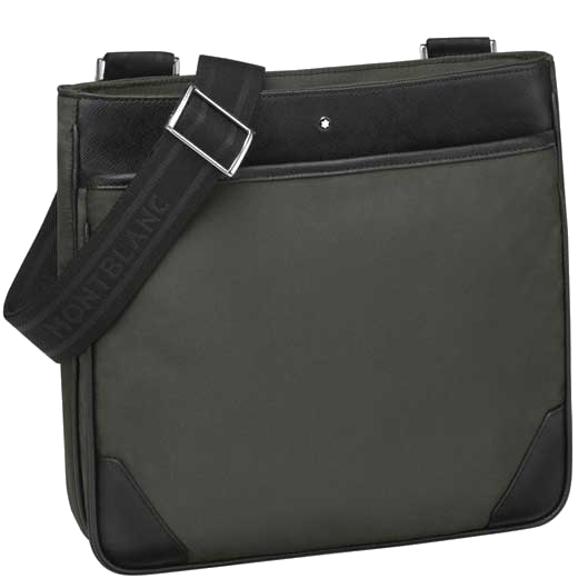 This Montblanc Sartorial envelope bag comes in a Khaki colour.