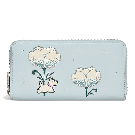 spring rose large bifold pu
