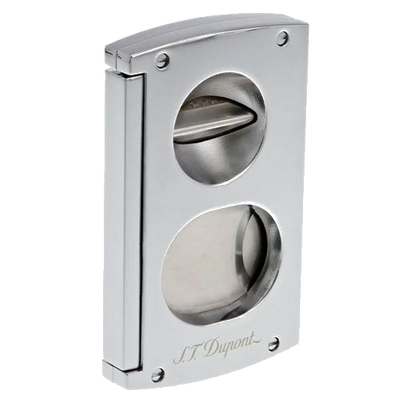 s t dupont paris chrome double blade cigar cutter