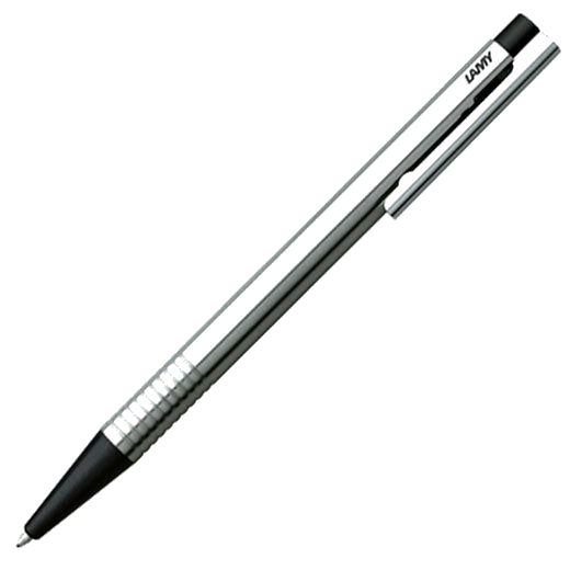 The LAMY matt black medium ballpoint pen in the Logo collection.