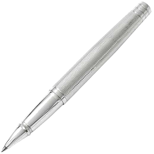 Yard-O-Led Viceroy Grand Silver Barley Rollerball Pen.