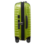 lime green carry on case