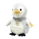 This Lio the Light Grey Plush Penguin 21 cm by Steiff is soft and cuddly with a cute beak and safety eyes.