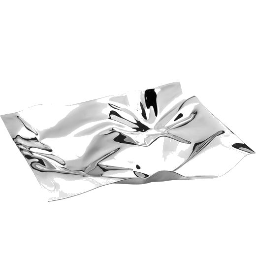 Georg Jensen Medium Masterpieces Panton Tray - designed out of mirror finish stainless steel.