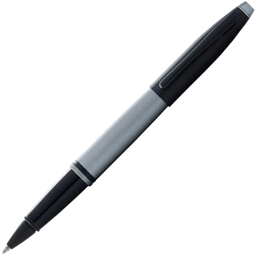 This is the Sheaffer Matte Grey & Black Lacquer Calais Rollerball Pen.
