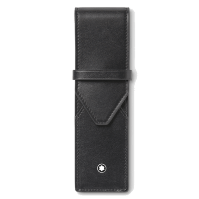 montblanc 2 pen pouch blk