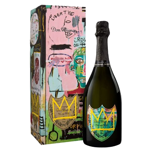 This Dom Perignon Vintage 2015 Special Edition Yellow, Tribute to Jean-Michel Basquiat comes in thee colour-ways and is a limited edition design.