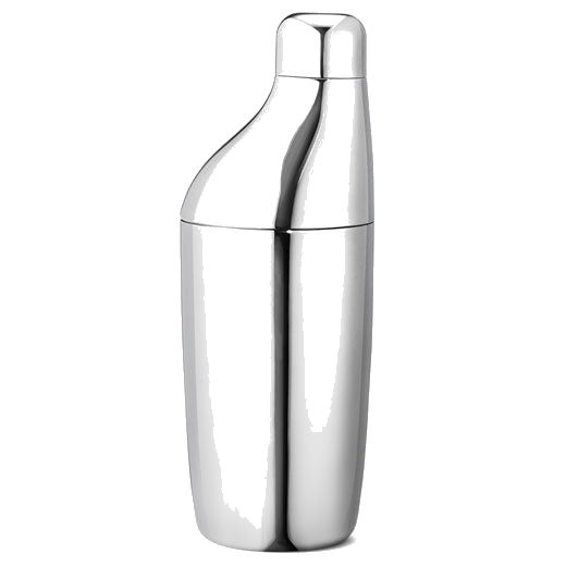 The Georg Jensen Sky stainless steel cocktail shaker.