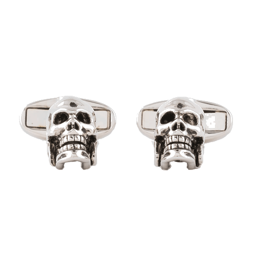 These Paul Smith Men's Skull Cufflinks come in a black presentation box.