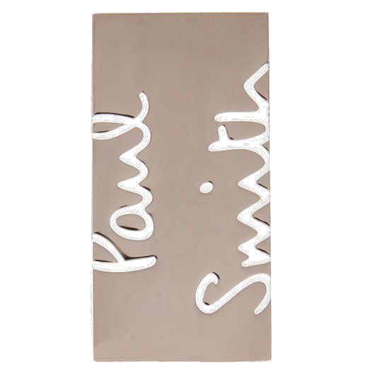 This Oversized Logo Money Clip has been designed by Paul Smith.