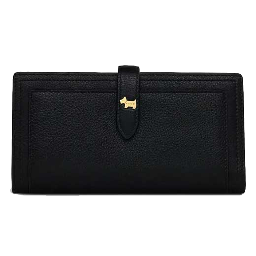 This Black Radley purse is made from a textured leather and is part of the Willis Street collection.