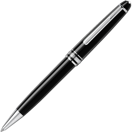 Montblanc Meisterstuck Classique Platinum Plated Ballpoint Pen.