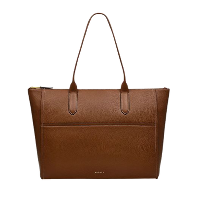 h2022211 radley oak street saddle brown bag