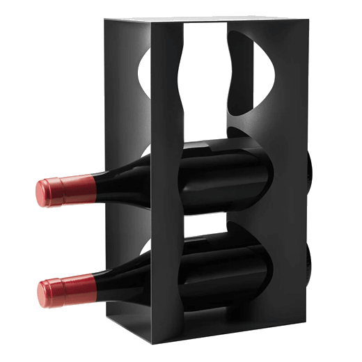 wine rack alfredo black