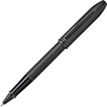 cross black townsend micro knurl rollerball pen