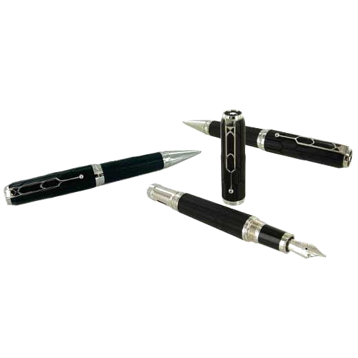 This is the Montblanc black Writers Edition Victor Hugo fountain pen.
