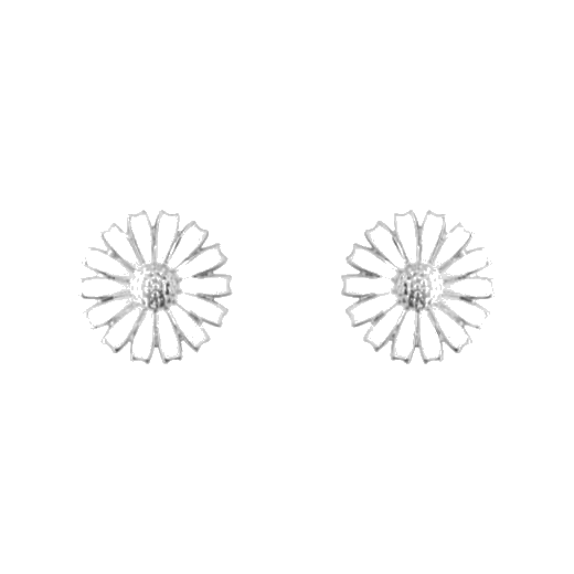 Georg Jensen's Sterling Silver White Daisy Stud Earrings are a great everyday piece as they're simple yet cute.
