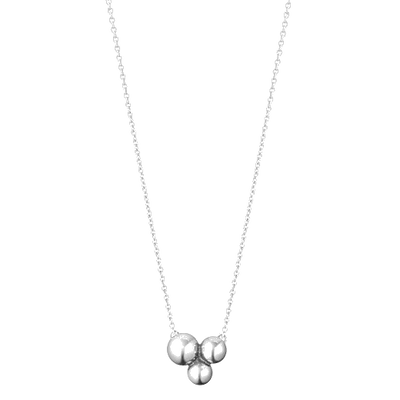 georg jensen moonlight grapes oxidised sterling silver necklace
