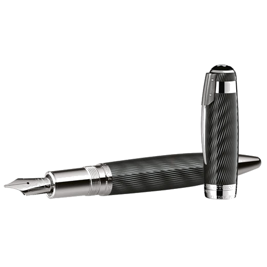 This Great Characters 3000 Alfred Hitchcock Fountain Pen is in its original box and packaging and is number 808 out of 3000.