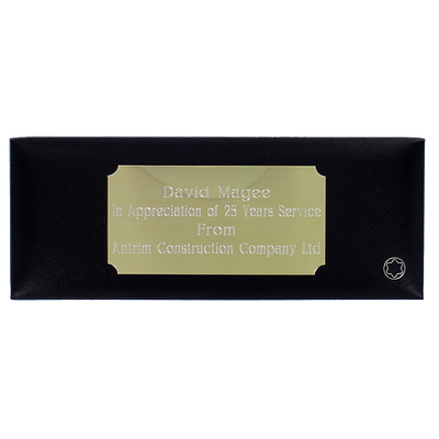 montblanc 25 years service plaque engraving antrim construction 8ef9ab190f168f87bad6e7cf0af97f52