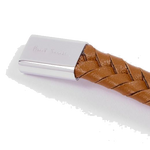 paul smith braided leather bracelet brown1