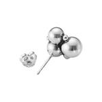 These Georg Jensen Moonlight Grapes Sterling Silver Earrings are great for wearing everyday or saving for special occasions.