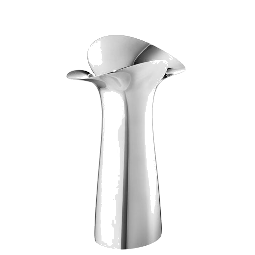 This is the Georg Jensen Stainless Steel Bloom Botanica Small Vase.