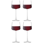 lsa metropolitan set of 4 400ml wine glasses