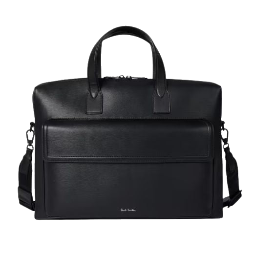 The Straw-Grain Black Leather Folio by Paul Smith.