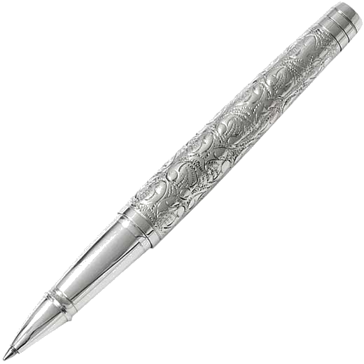 This is the Yard-O-Led Viceroy Grand Silver Victorian Rollerball Pen.