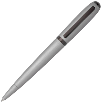 hugo boss chrome contour brushed ballpoint pen