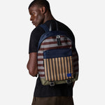 The Paul Smith Multistripe Recycled Nylon Backpack with Signature Logo Patch by Paul Smith.